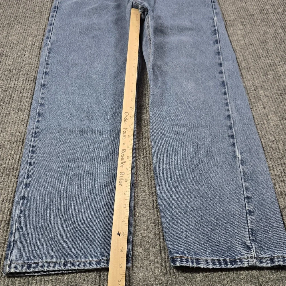 Wrangler Authentics Jeans Mens 38x30‎ Light Wash Blue Straight Leg Denim